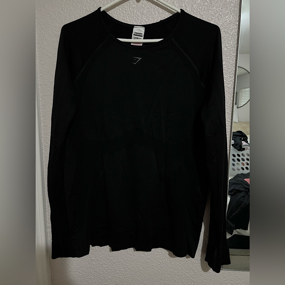 Gymshark black long sleeve top